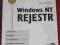 Książka Windows NT Rejestr