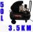 SPRĘŻARKA KOMPRESOR OLEJOWY 3,5KM 50L + ZESTAW