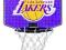 Mini Tablica L.A. Lakers NBA Spalding z piłką