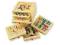 zestaw 5 gier, gry planszowe drewniane, mini