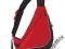 SUPER CENA> PLECAK JEDNO RAMIĘ CZERWONY Trojkat