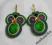 SUTASZ kolczyki CAROLINE soutache