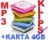 *NOWOSC KLIPS MP3 na karte + KARTA 4gb  +ładowarka