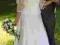 Biała suknia ślubna 42/44 wzrost 177 + obcas BCM