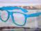 RAY BAN WAYFARER OKULARY ZERÓWKI NERDY NIEBIE 0041
