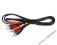 KABEL PRZEWÓD 2 X RCA 2XRCA CHINCH 2,5M