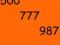 __500_777_987__ZŁOTY NUMER Orange dla FIRMY, VIPa