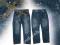 SPODNIE*jeans*pasek*2 wzory* r 140/146