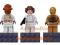 LEGO Star Wars C-3PO Admiral Ackbar Princess 3 fig