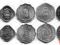 India 7 sztuk monet UNC Rarytas Polecam /1838AV/