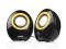 Głośniki natec 2.0 usb penguin black-yellow 6w rms