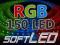 5m Taśma RGB 150 LED 5050 Epistar wodoodporna