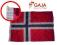 Flaga Norwegii NORWEGIA 75x53 cm PROMOCJA __ GAJA