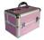 KUFER KUFEREK KOSMETYCZKA TORBA LAMPA UV PINK HZ38