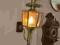 Stara lampa powozowa latarnia mosiadz z orłem