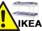 ####IKEA FLAM ŁÓŻKO PIĘTROWE BIAŁE 200 x 80 RAMA