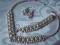 Biżuteria srebro naszyjnik bransoletka perły