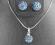 Komplet Kolczyki+Wisiorek Montana Blue SWAROVSKI