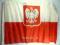POLSKA FLAGA SAMOCHODOWA AUTOFLAGA 30x45c EURO2012