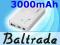 3000mAh M-LIFE MOCNY power bank z LED ZAPAS MOCY