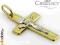 PIĘKNY złoty krzyżyk alleZloto_pl DWA KOLORY ZŁOTA