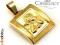 Piękny złoty MEDALIK z ANIOŁKIEM  AlleZloto_pl