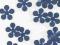 SCRAPKI KWIATY KWIATKI 2,5 CM OKAZJA 50 SZT