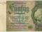 Banknot 50 marek z 1933 roku