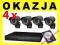 ZESTAW DO MONITORINGU DVS 420TVL DVS 4XKAMERA PŃ