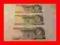 banknoty prl 1000 zł 3 sztuki kolejne nr