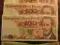 Banknoty z PRL 500, 100, 50 zł - łacznie 1000 zł.