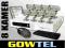 Zestaw Monitoring 8 Kamer Rejestrator Dysk 500GB