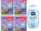 Pieluszki Pieluchy Happy Maxi 4x70 + szampon Nivea