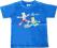 Koszulka dziecięca Maskotki (niebieska) Euro 2012