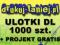 ULOTKI DL 1000szt.+PROFESJONALNY PROJEKT GRATIS