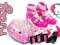 HELLO KITTY ZESTAW 9CZ ROLKI+KASK+OCHRANIACZE ORYG