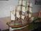 model żaglowca HMS ENDEAVOUR- statek Jamesa Cooka