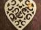 -kreatiko- PODKŁADKA pod kubek DECO SERCE AŻUROWE
