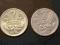 2 ZŁOTY(2 sztuki) 1974r-1958r Al.