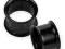 PIERCING TUNEL STALOWY CZARNY (PVD) 6mm