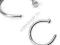 Kolczyk do nosa NOSE HOOP 1/6/2mm PIERCING NEW!