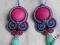 SUTASZ kolczyki VERONIQUE soutache
