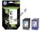 Tusze HP 21 + 22  HP21 HP22 SD367A Czarny Kolor FV