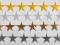 A19 - Aplikacje - Gwiazdki - 20 szt. - 3 kolory