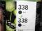 Tusz HP 338 2-pack czarny Oryginalny nowy. POLECAM