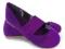 BALERINKI SZEROKA GUMKA 2923-32 FIOLETOWY r38