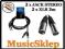 Kabel 2x duży jack stereo/2xXLR typ męski 3m !!!!!