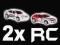 2X SAMOCHÓD ZDALNIE STEROWANY +TOR WYŚCIGOWY RC