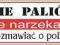 Tabliczka NIE ROZMAWIAĆ O POLITYCE po pis rpp psl