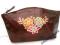 Kosmetyczka ze skóry naturalnej